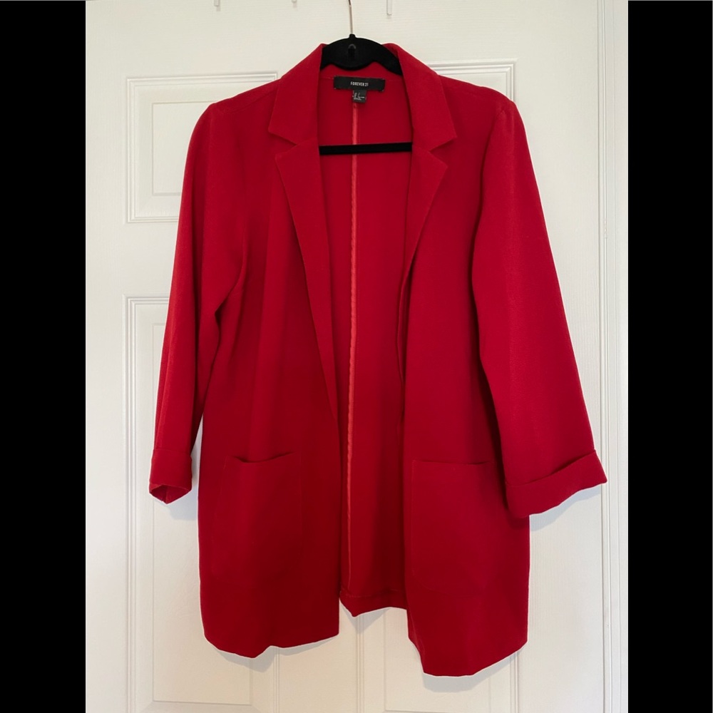 Red Lightweight Blazer